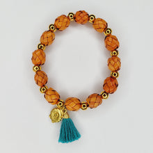 Cargar imagen en el visor de la galería, Pulsera de Palma Naranja
